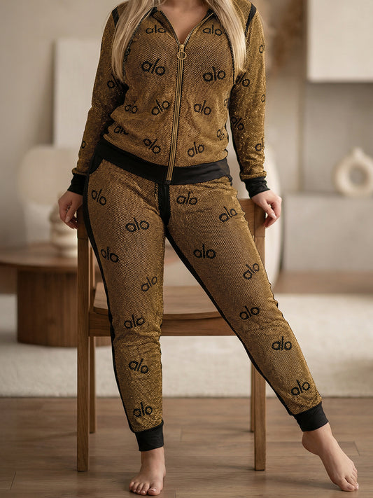 ترنج الو الو قطن طبيعي ذهبي\اسود