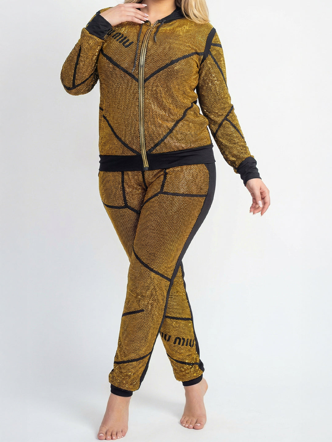 ترنج ميو قطن طبيعي ذهبي\اسود