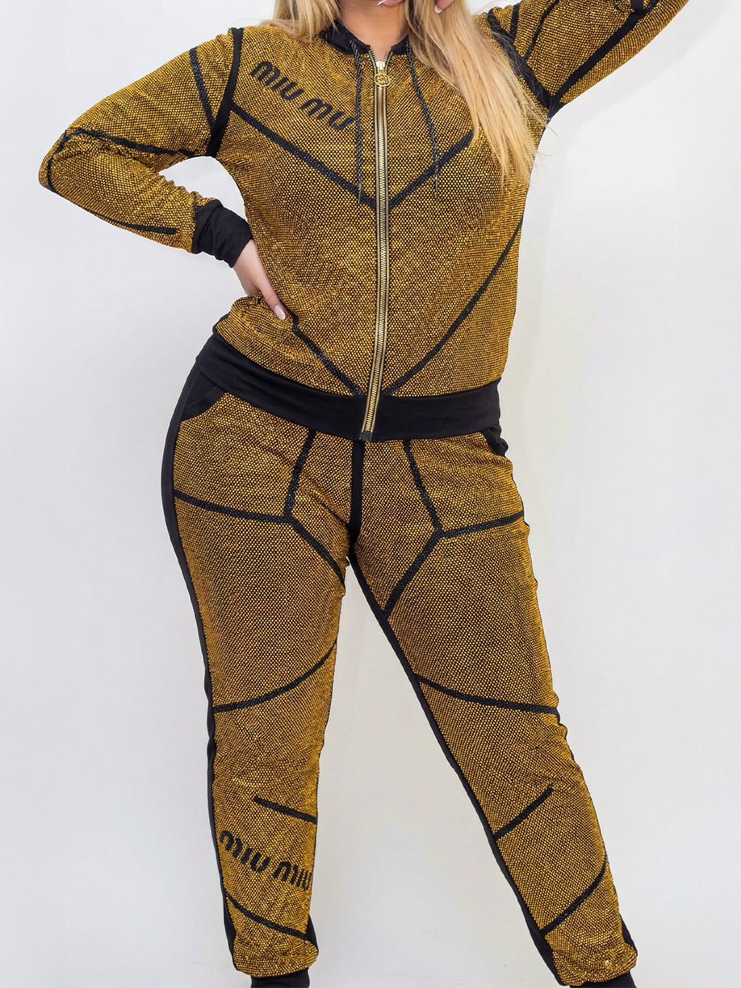 ترنج ميو قطن طبيعي ذهبي\اسود