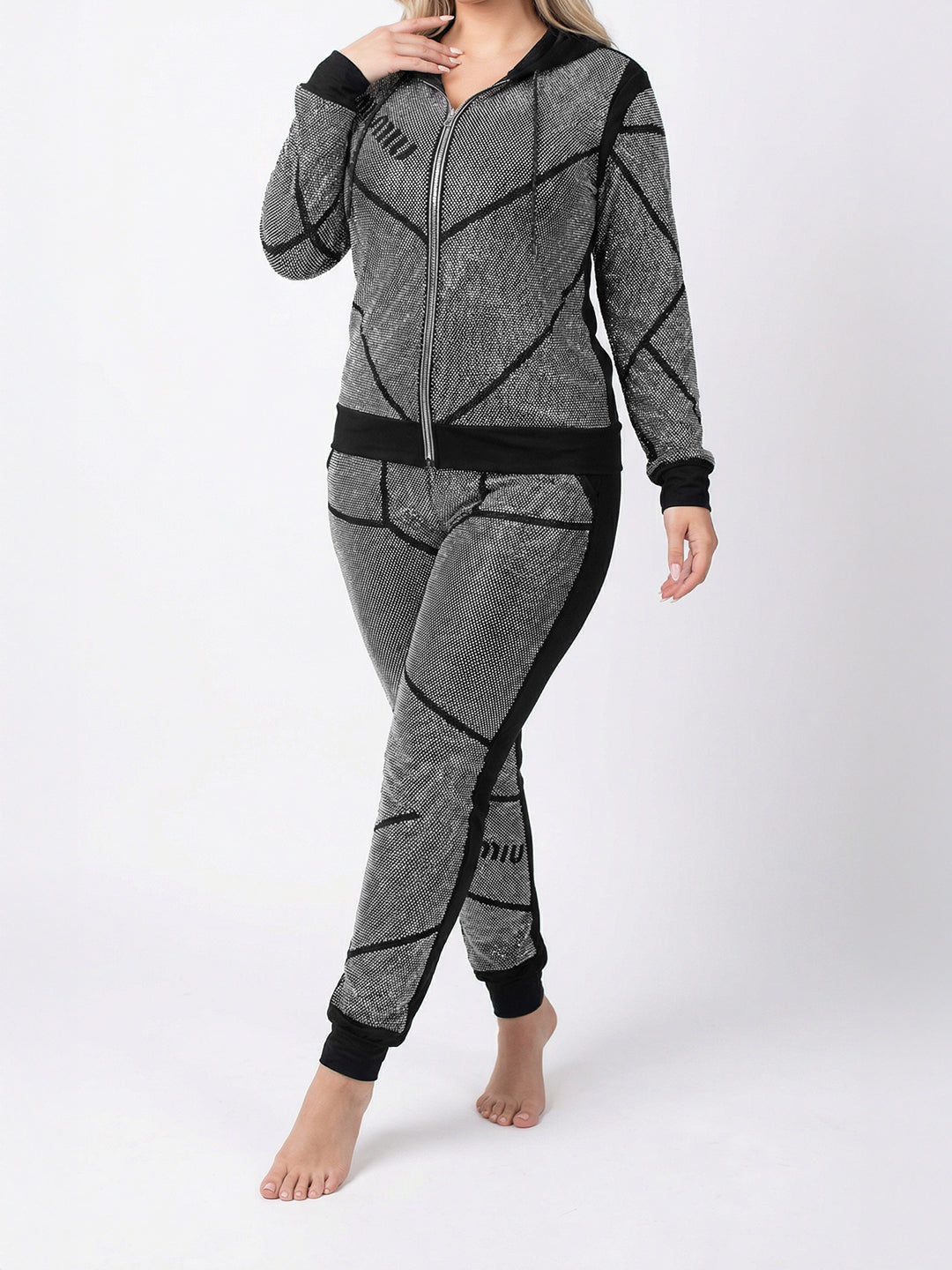 ترنج ميو قطن طبيعي فضي\اسود