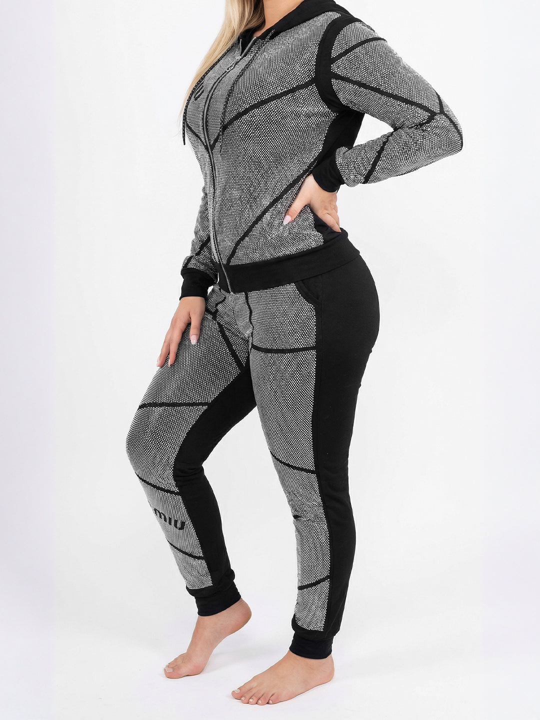 ترنج ميو قطن طبيعي فضي\اسود