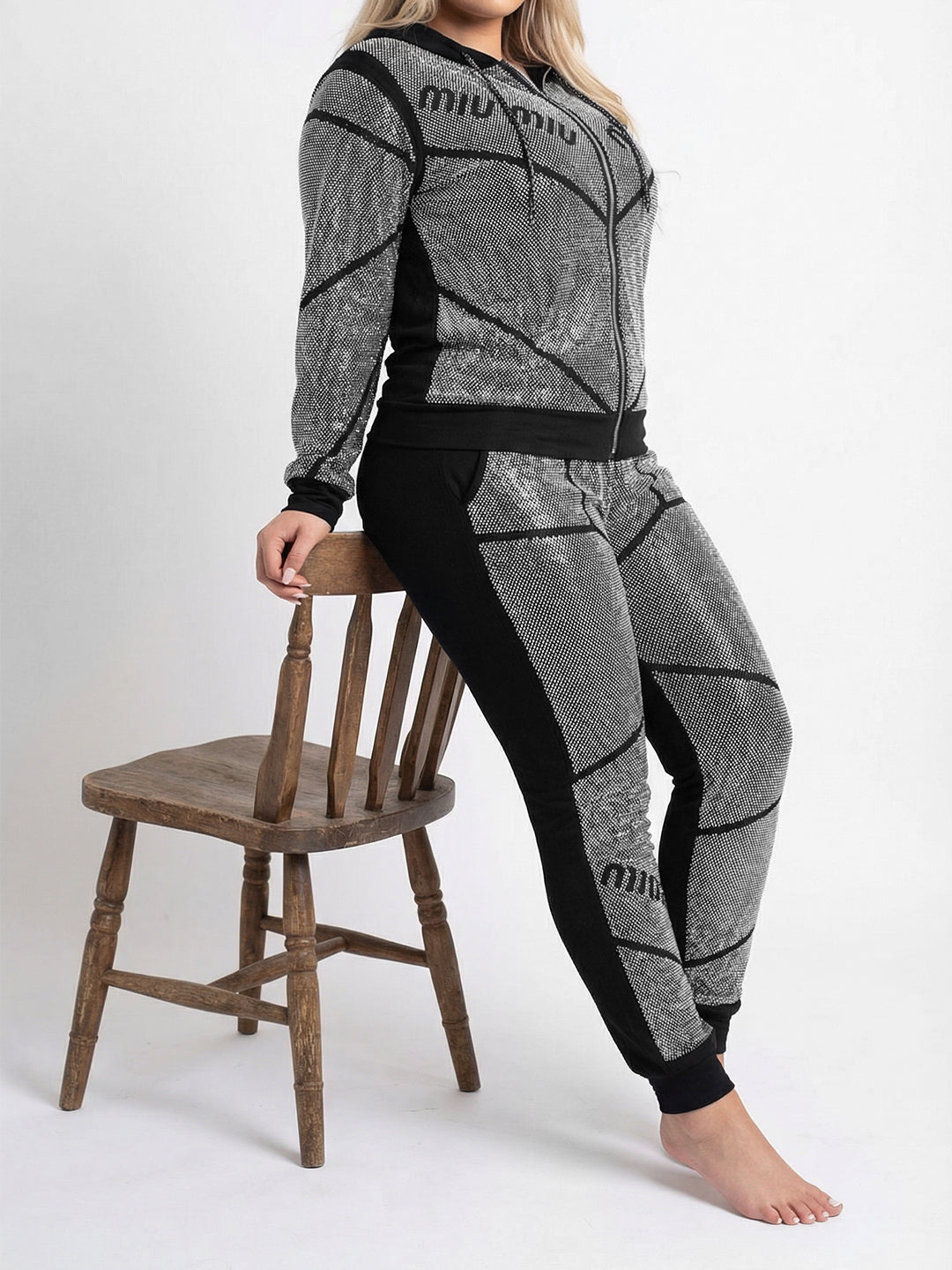 ترنج ميو قطن طبيعي فضي\اسود