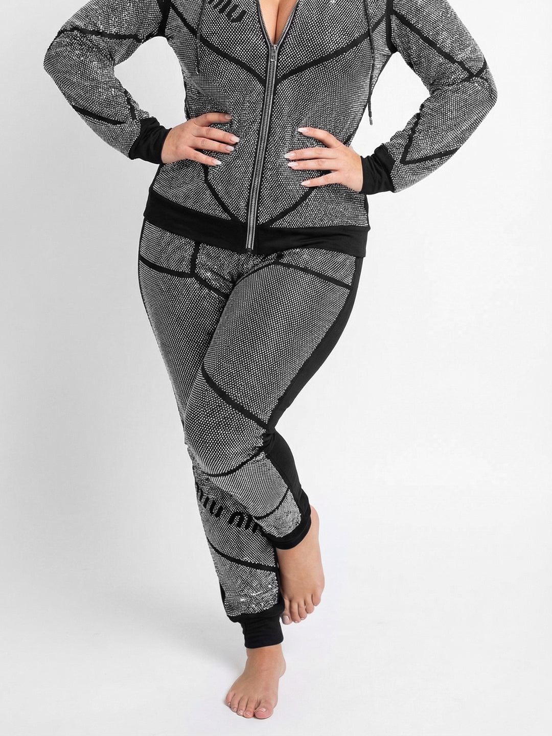 ترنج ميو قطن طبيعي فضي\اسود