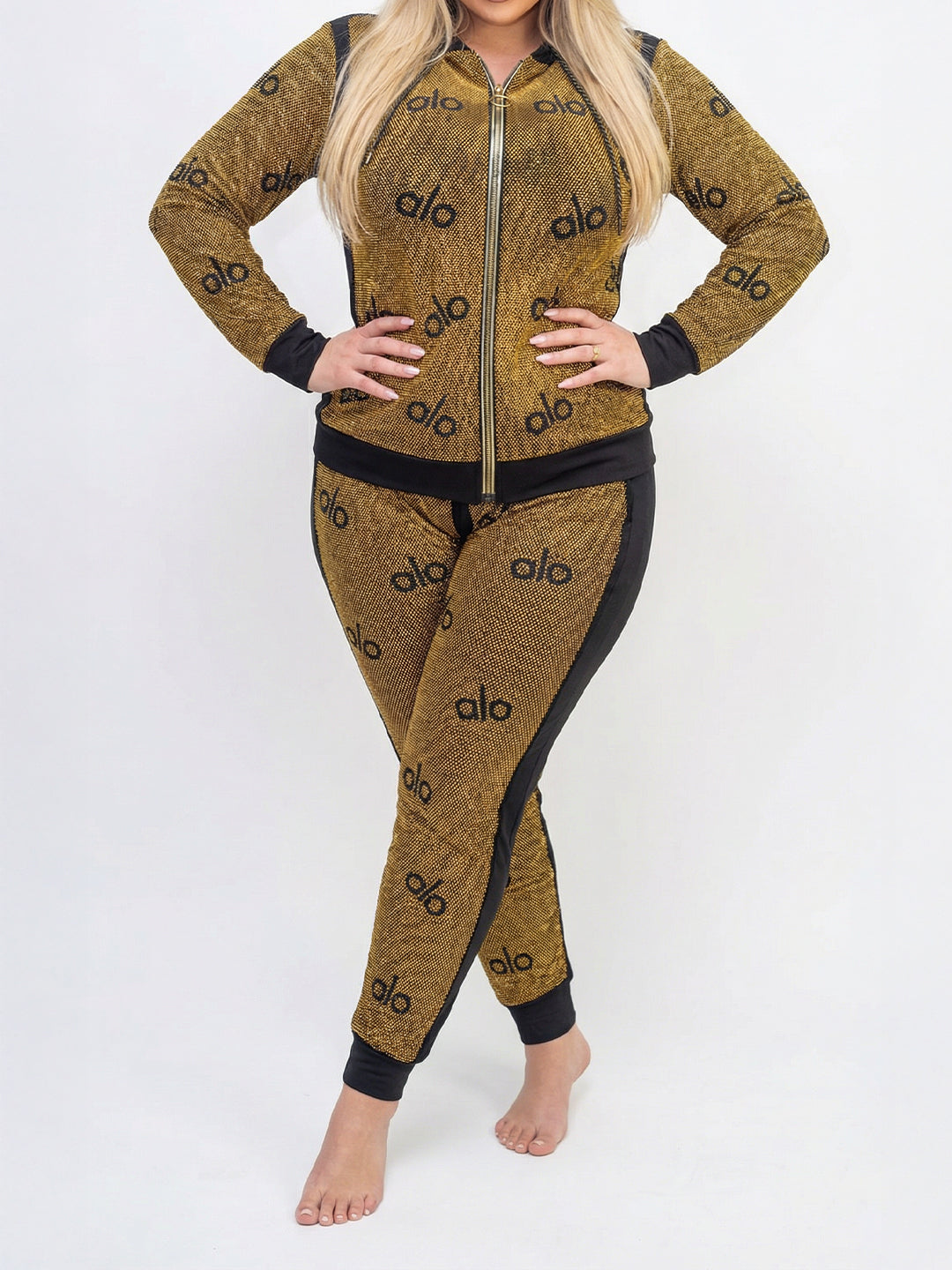 ترنج الو الو قطن طبيعي ذهبي\اسود