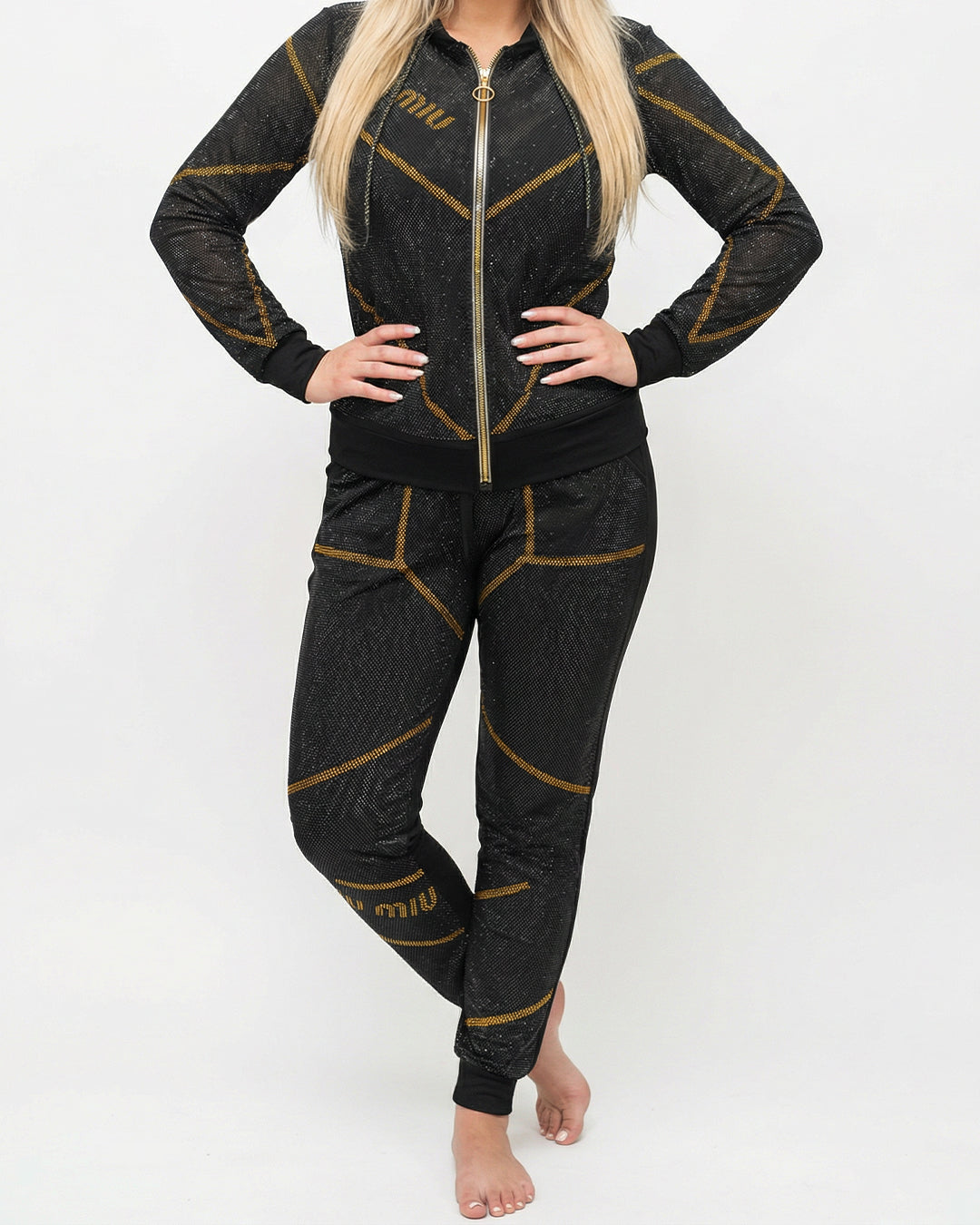 ترنج ميو قطن طبيعي اسود\ذهبي