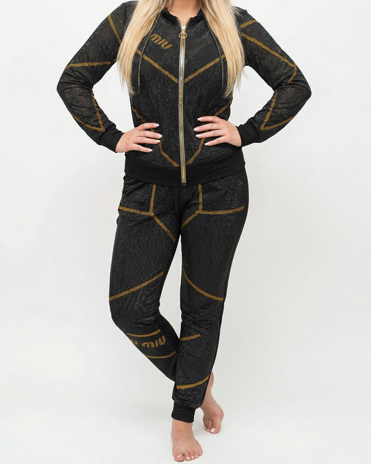 ترنج ميو قطن طبيعي اسود\ذهبي