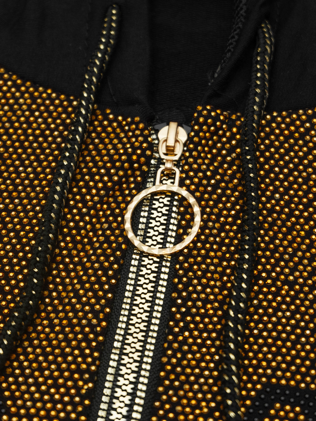 ترنج الو الو قطن طبيعي ذهبي\اسود