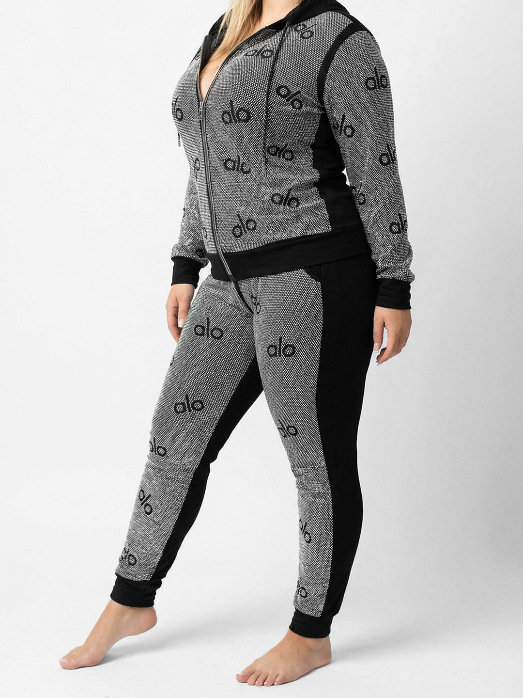 ترنج الو الو قطن طبيعي فضي\اسود