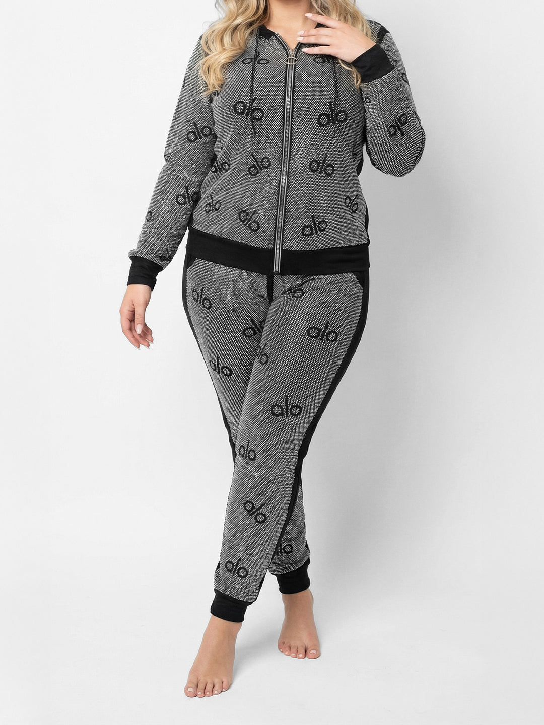 ترنج الو الو قطن طبيعي فضي\اسود