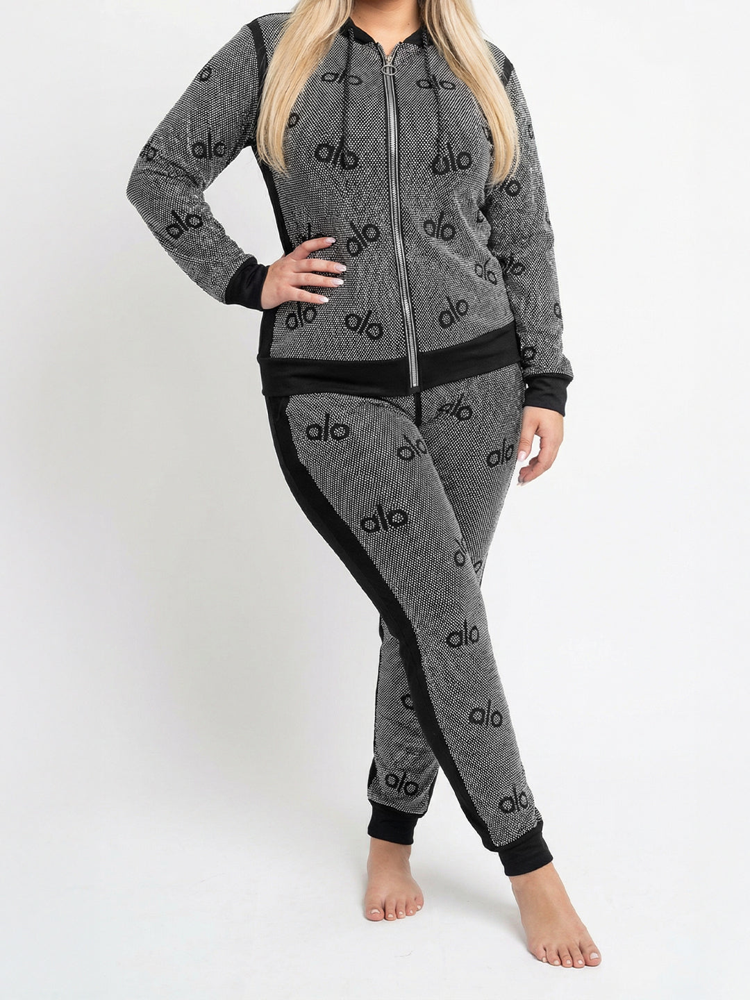 ترنج الو الو قطن طبيعي فضي\اسود