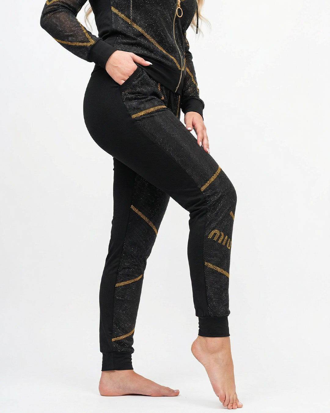 ترنج ميو قطن طبيعي اسود\ذهبي