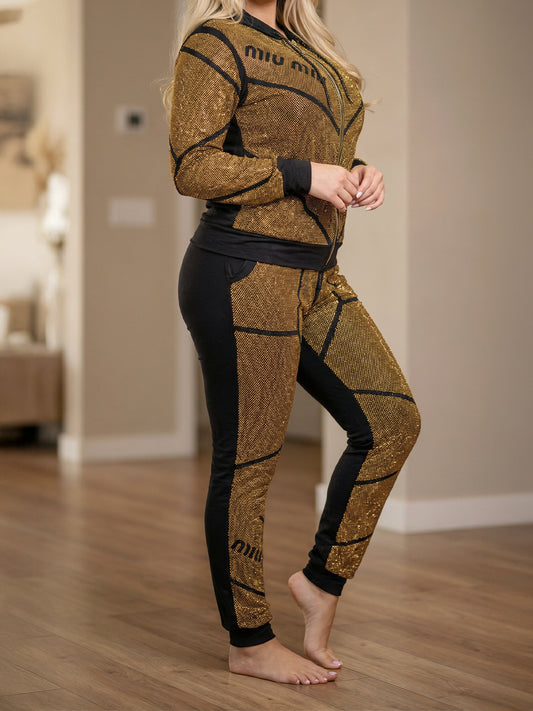 ترنج ميو قطن طبيعي ذهبي\اسود